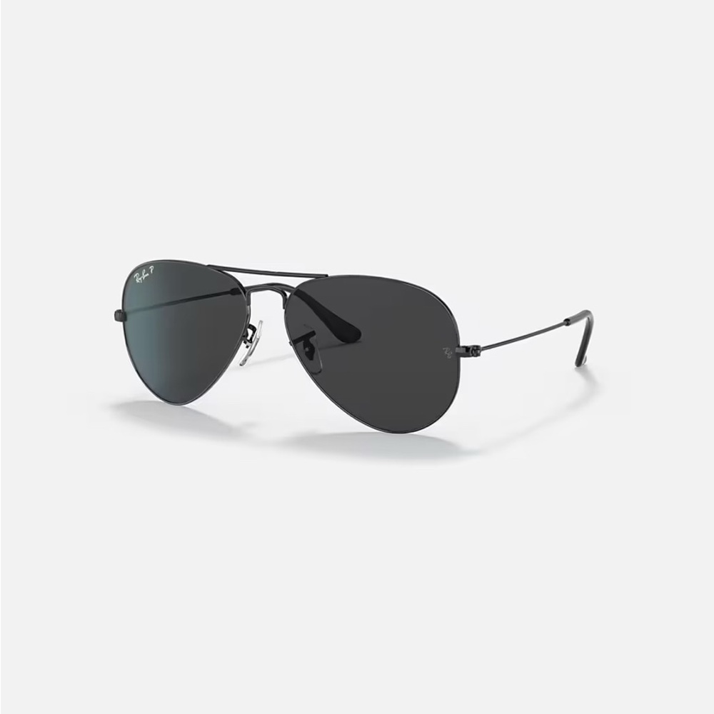 Ray-Ban Dark Gray Aviator Sunglasses